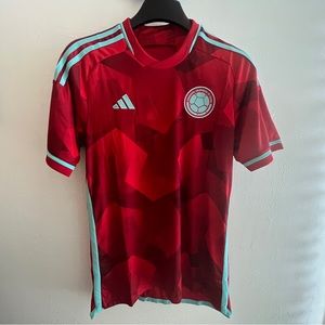 Team Colombia Soccer Jersey red size M authentic adidas
